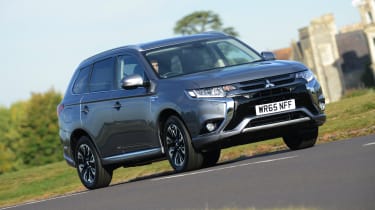 Mitsubishi Outlander PHEV - front cornering